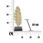SCULTURA LIŚĆ Z PODSTAWKĄ NA ŚWIECĘ GLAM 10 10 34 cm MIN 2